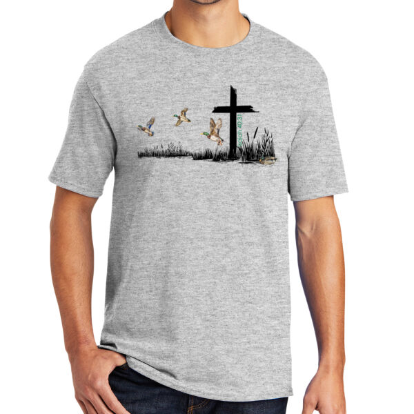 Full Front Cross with Ribbon Back - Core Blend Tee Thumbnail