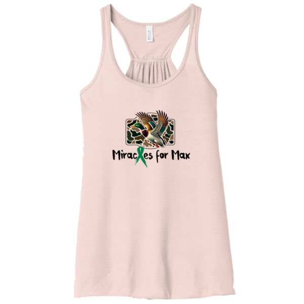 Miracles for Max - Women's Flowy Racerback Tank Thumbnail